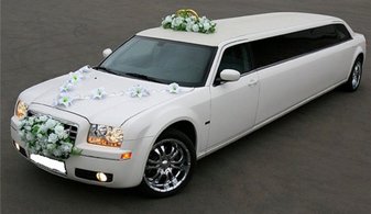 Свадебный лимузин Chrysler 300C № А3539, белый