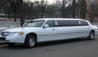 Свадебный лимузин Lincoln Limousine Towncar № W3554, белый