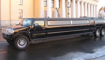 Свадебный лимузин Hummer H2 № У3593, черный