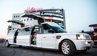 Свадебный лимузин Landrover Discovery IV № Л5573, белый