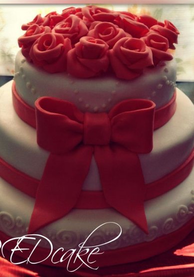 Торт на свадьбу R34907 - Компания REDcake