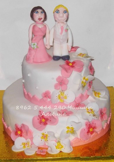 Торт на свадьбу М50811 - Компания Мармеладка