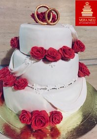 «Свадебный торт с розами» (А118816)