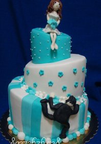 «падающий свадебный торт» (C34897)