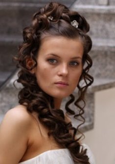 Cвадебная прическа С14356 в греческом стиле