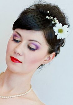 Cвадебная прическа Л14405 с собранными волосами