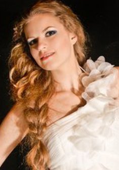 Cвадебная прическа Л14409 в греческом стиле