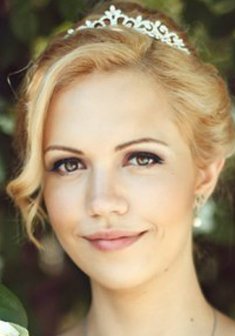 Cвадебная прическа А14513 с собранными волосами