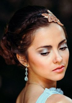 Cвадебная прическа А15791 с собранными волосами