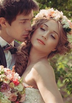 Cвадебная прическа С16142 в греческом стиле