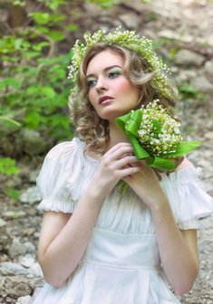 Cвадебная прическа С18104 