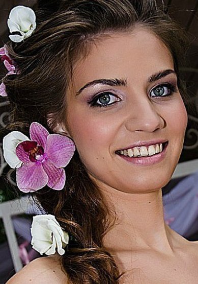 Свадебная прическа Г14381 - Стилист-визажист Гульнара Абдуллина