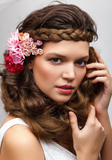 Прическа на свадьбу Г14386 - Стилист-визажист Гульнара Абдуллина