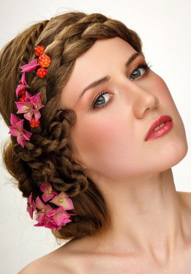 Свадебная прическа Г14387 - Стилист-визажист Гульнара Абдуллина