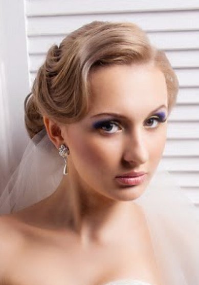 Прическа на свадьбу С14444 - Стилист-визажист Софья Рубцова