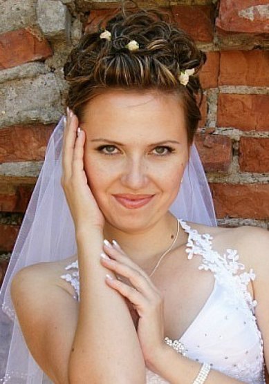 Свадебная прическа М14479 - Стилист-визажист Марина Дмитриева