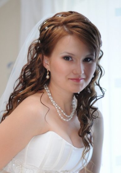 Прическа на свадьбу М14486 - Стилист-визажист Марина Дмитриева