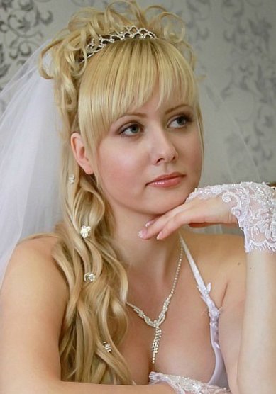 Прическа на свадьбу М14492 - Стилист-визажист Марина Дмитриева