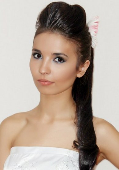 Прическа на свадьбу А14494 - Стилист-визажист Айсылу Халисова