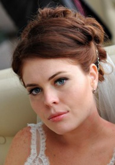 Свадебная прическа А14509 - Стилист-визажист Айгуль Хамитова