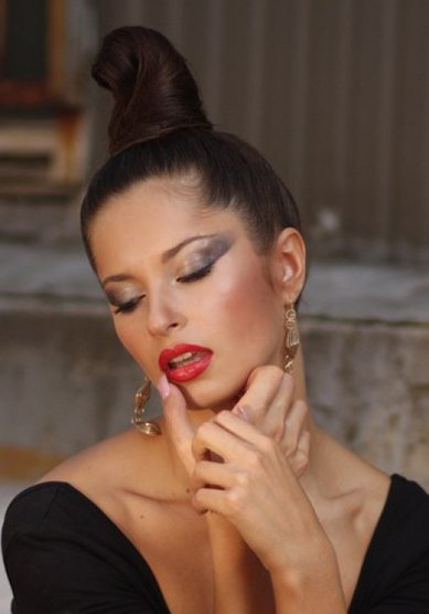 Прическа на свадьбу А14520 - Стилист-визажист Айгуль Хамитова