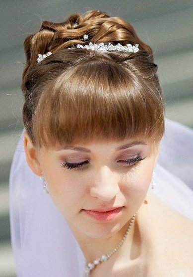 Прическа на свадьбу Т14528 - Стилист-визажист Татьяна Агулина