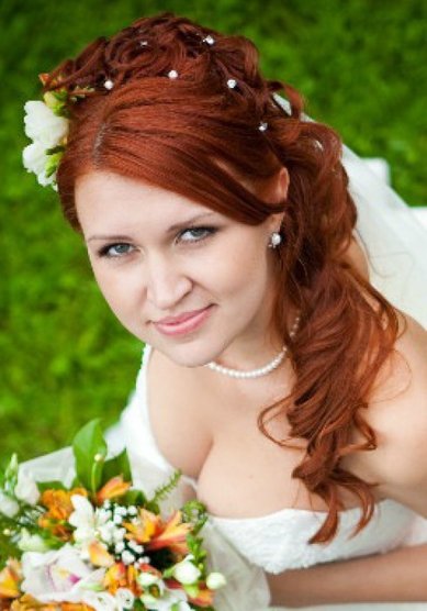 Прическа на свадьбу Т14532 - Стилист-визажист Татьяна Агулина