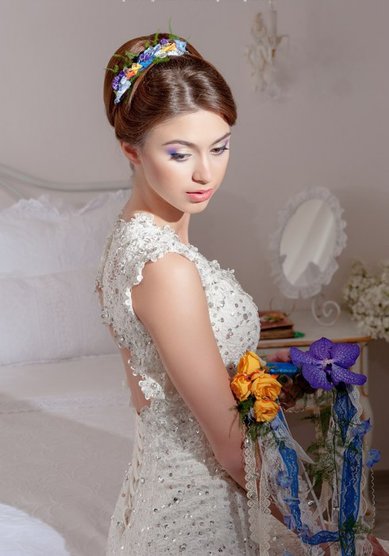 Свадебная прическа С16107 - Стилист-визажист Софья Рубцова