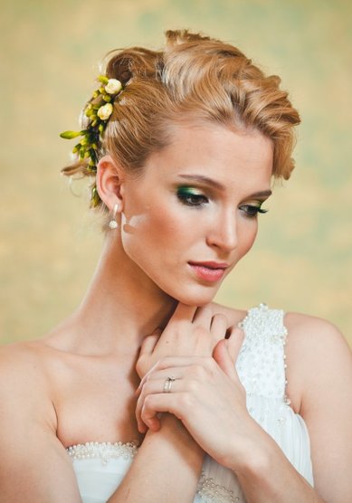 Прическа на свадьбу С16108 - Стилист-визажист Софья Рубцова