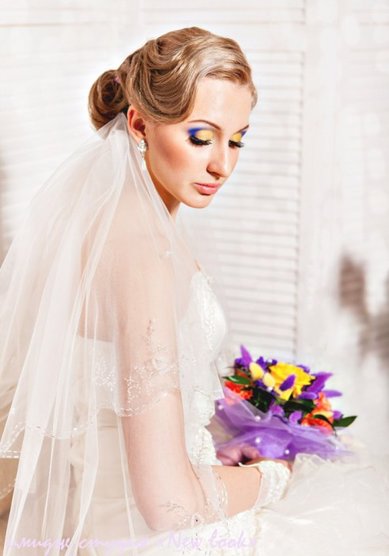 Свадебная прическа С16117 - Стилист-визажист Софья Рубцова