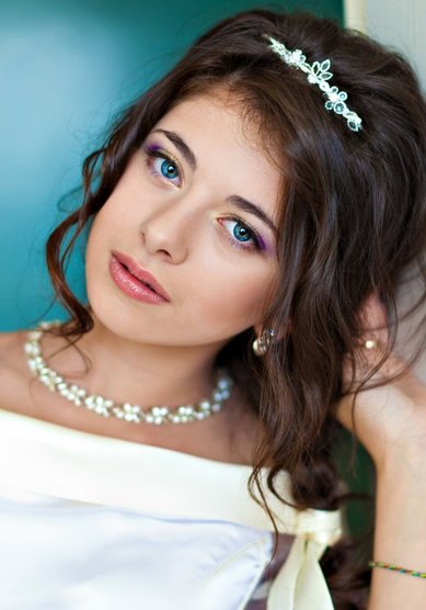 Прическа на свадьбу С16126 - Стилист-визажист Софья Рубцова