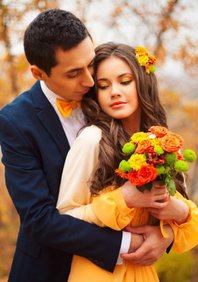 Свадебный макияж Оранжевый макияж (С18091)