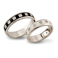 Обручальные кольца КРИТ | КРИТ-S3191 из белого золота, гладкие