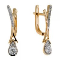 Серьги E108-1981960CD-М7939