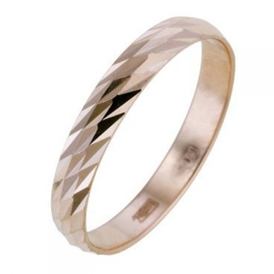 Обручальное кольцо М10166 - Ювелирный бренд Московский ювелирный завод