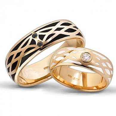 Обручальные кольца ТЕОРИЯ БЕСКОНЕЧНОСТИ | ТЕОРИЯ БЕСКОНЕЧНОСТИ-S3198 - Ювелирный салон SHULGA в Уфе...