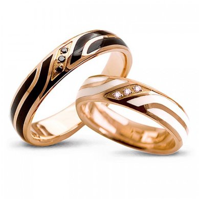 Обручальные кольца ЛИНИИ ЛЮБВИ | ЛИНИИ ЛЮБВИ-S3201 - Ювелирный салон SHULGA в Уфе