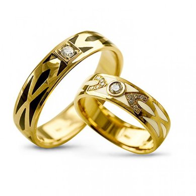 Обручальные кольца ТЕОРИЯ БЕСКОНЕЧНОСТИ | ТЕОРИЯ БЕСКОНЕЧНОСТИ-S3202 - Ювелирный салон SHULGA в Уфе...