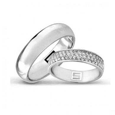 Обручальные кольца МИЛАН | МИЛАН-S3209 - Ювелирный салон SHULGA в Уфе