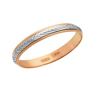 Обручальное кольцо Б3304 - Ювелирный салон Бронницкий Ювелир в Уфе