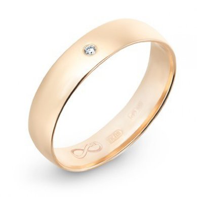 Обручальное кольцо R01-WED-00001-М7897 - Ювелирный бренд Московский ювелирный завод