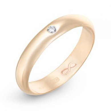 Обручальное кольцо R01-WED-00013-М7902 - Ювелирный бренд Московский ювелирный завод