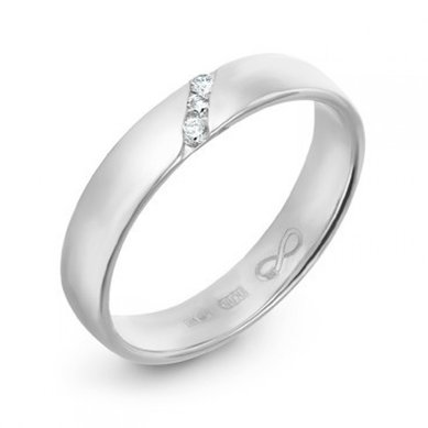 Обручальное кольцо R01-WED-00019-М7907 - Ювелирный бренд Московский ювелирный завод