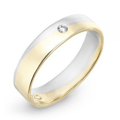 Обручальное кольцо R01-WED-00021-М7909 - Ювелирный бренд Московский ювелирный завод