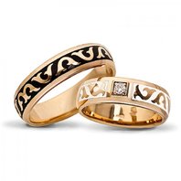 Обручальное кольцо РУССКИЙ СТИЛЬ | РУССКИЙ СТИЛЬ-S3203