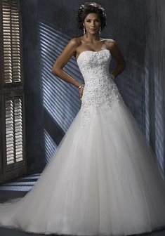 Свадебное платье 017-W27770. Силуэт Русалка (Рыбка), длинное со шлейфом.