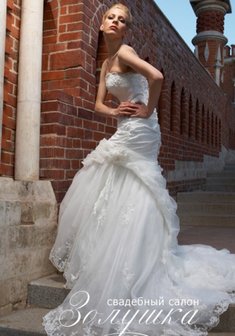 Свадебное платье А28146. Силуэт Русалка (Рыбка), длинное со шлейфом.