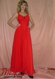 Вечернее платье M28210. С прямой юбкой, длинное без шлейфа.