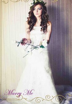 Свадебное платье M28744. А-силуэт, длинное со шлейфом.