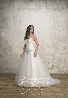 Свадебное платье ALLEGRA-А39192. С пышной юбкой, длинное со шлейфом.